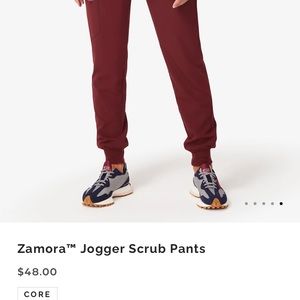 Burgundy fig joggers